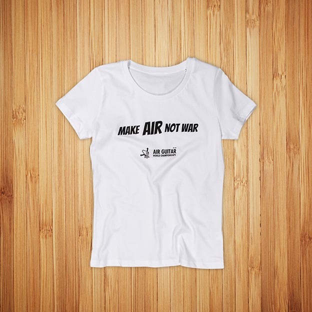 Air Guitar World Championship t-paitojen painatus