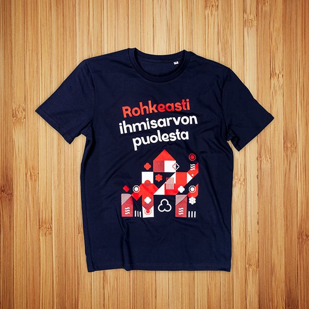 Diakonissalaitos t-paitojen painatus