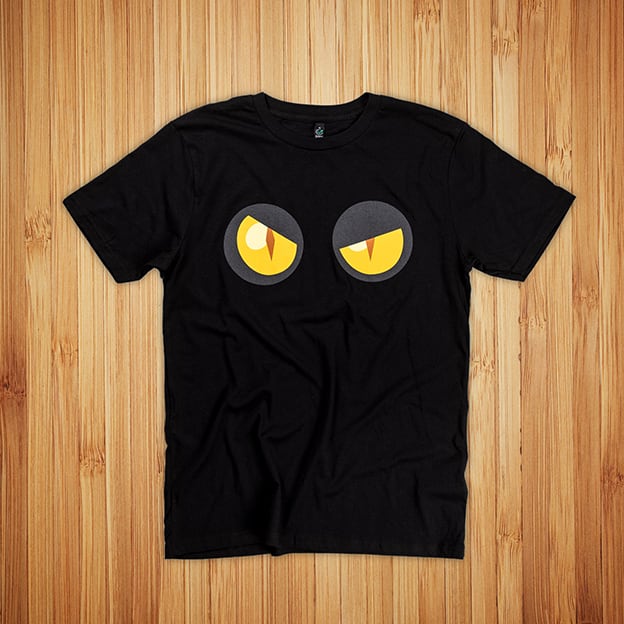 Dice Hunter mustat t-paidat painatuksella