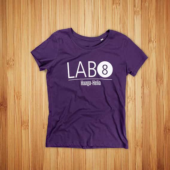 Lab 8, Haaga-Helia t-paidat painatuksella