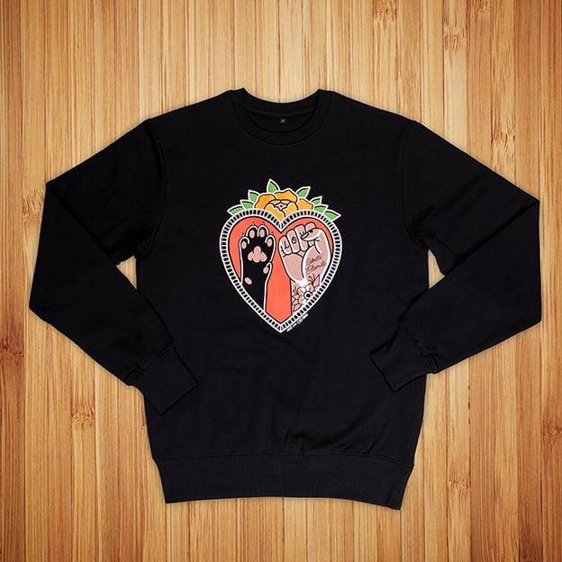 Collegepaidat painatuksella Oikeutta Eläimille