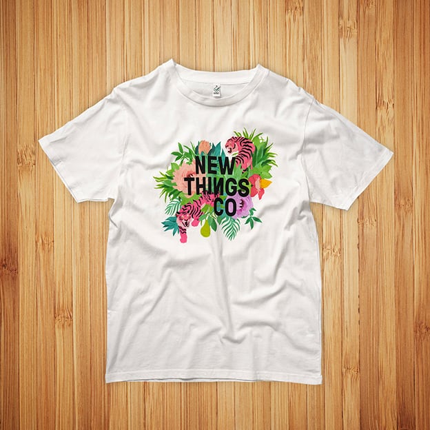 New Things Co T-Paidat Painatuksella