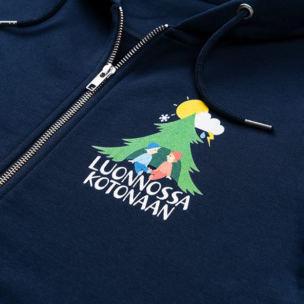 Suomen Latu ekologiset hupparit omalla logolla