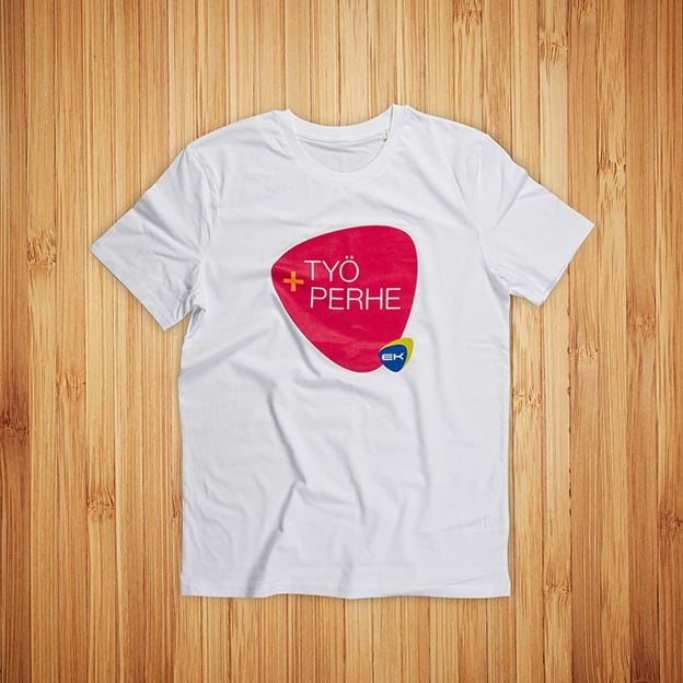 T-Paidat Painatuksella EK Tyo Perhe