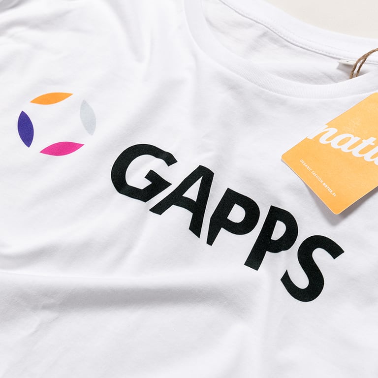 T-Paidat Painatuksella Gapps