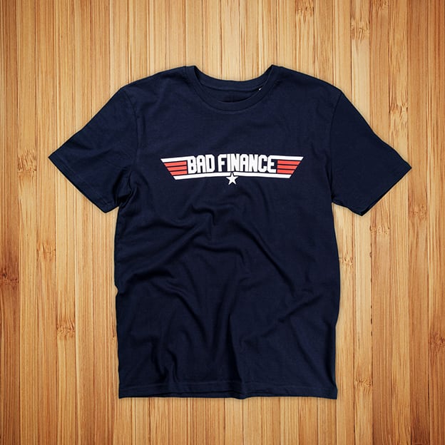 T-paitojen painatus Futurice, Bad Finance