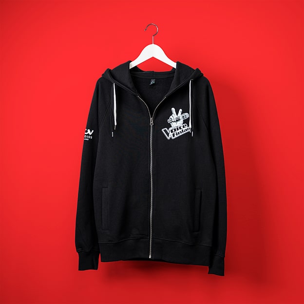 The Voice of Finland Hupparit Painatuksella