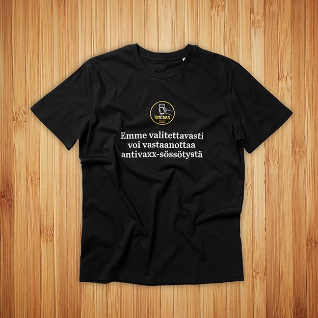 Time Bar T-Paidat Painatuksella